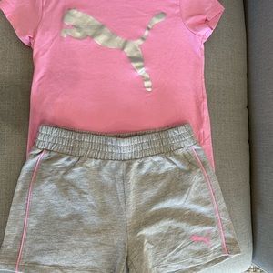 Puma short set girls 7/8